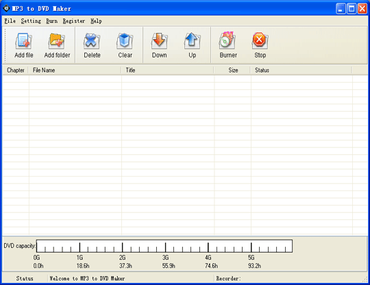 MP3 to DVD Maker 1.0 full